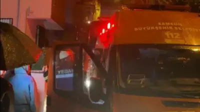 Samsun'da Elektrikli Sobadan Yangın: Anne ve Bebek Hastaneye Kaldırıldı