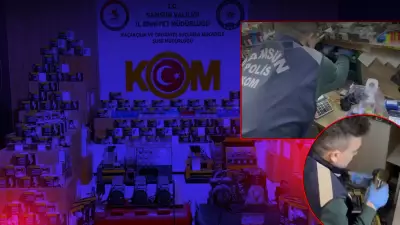Samsun'da film gibi baskın: Milyonluk kaçak ürün zulalanmış
