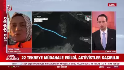 Son Dakika: Sumud Filosu'na Yunanistan Açıklarında İsrail Müdahalesi