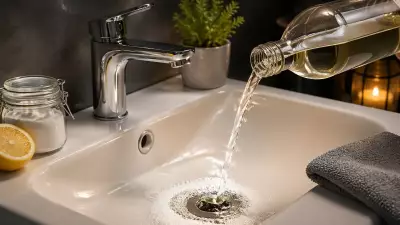 Temizlik Uzmanları Açıkladı: Yatmadan Önce Lavaboya Sirke Dökmenin Şaşırtıcı Faydaları