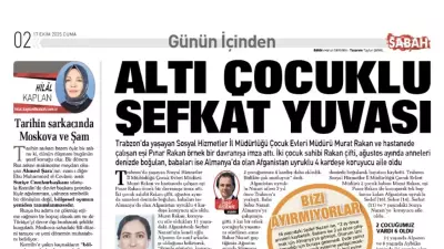 Trabzon Gazeteciler Cemiyeti'nden SABAH'a ödül