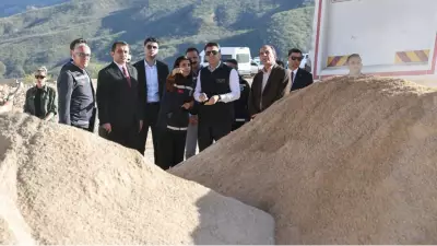 Tunceli'de 120 kilometrelik sıcak asfalt hedefi için dev tesis kuruldu