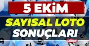5 Ekim Çılgın Sayısal Loto Sonuçları Açıklandı: İşte Şanslı Numaralar