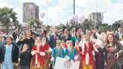 Adana'da Kanserle Mücadele İçin Gökyüzüne Mor Balonlar Bırakıldı