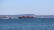 Çanakkale Boğazı'nda arıza yapan konteyner gemisi yedeklendi