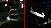 Ankara'da feci kaza: Kontrolünü kaybeden araç takla attı, 1 ölü 2 yaralı