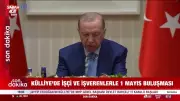 Cumhurbaşkanı Erdoğan 1 Mayıs Öncesi İşçileri Beştepe'de Kabul Etti