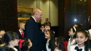 Cumhurbaşkanı Erdoğan, 23 Nisan'da çocukları kabul etti