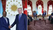 Cumhurbaşkanı Erdoğan, Somali Lideri Mahmud'u Dolmabahçe'de Ağırladı