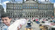 Gazze'de Katledilen 21 Bin Çocuk İçin Dünya Ayakta: Amsterdam ve Roma'da Anlamlı Protestolar