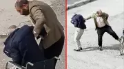 Kahramanmaraş'ta Vicdanları Sızlatan Olay: Evlat, Tekerlekli Sandalyedeki Babasını Darbetti