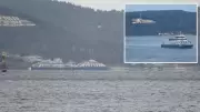 Kötü Hava Şartları Bozcaada ve Gökçeada Feribot Seferlerini Etkiledi