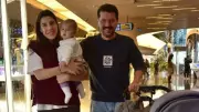 İlker Aksum ailesiyle tatilde! Minik Lila'dan eğlenceli pozlar