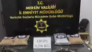 Mersin'de lastiklere gizlenmiş 8 kilo eroin ele geçirildi