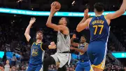 NBA'de Yurtseven'in 17 Sayılık Performansı Warriors'a Yetmedi, Spurs Kazandı
