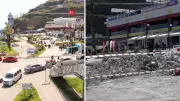 Samsun-Ordu Yolunda Toprak Kayması Sonrası AVM Girişi Kapatıldı
