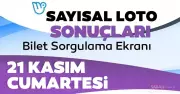 Sayısal Loto Sonuçları Açıklandı: 21 Kasım'ın Şanslı Numaraları