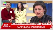 Stüdyoda Şok Kaçış: 'Karım Bana Saldırabilir' Deyip Koşarak Kaçtı