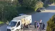 Yaralı kedinin yardımına koşan çocuklar yürek ısıttı