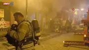 Zeytinburnu'nda Tekstil Atölyesinde Gece Çıkan Yangın Panik Yarattı