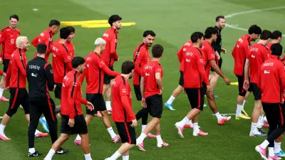 A Milli Futbol Takımı Dünya Kupası Hazırlıklarını Sürdürüyor