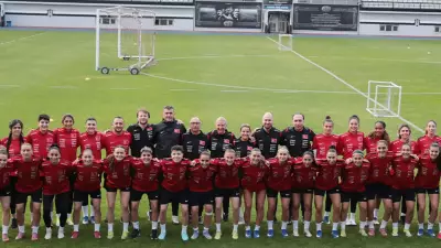 A Milli Kadın Futbol Takımı Kuzey İrlanda Maçı Hazırlıklarını Sürdürüyor