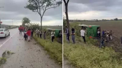 Çanakkale'de otobüs devrildi: Çok sayıda yaralı var