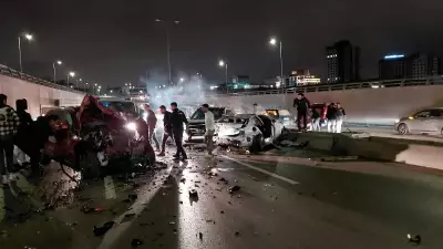 Ankara'da 4 Aracın Karıştığı Zincirleme Kazada 8 Yaralı