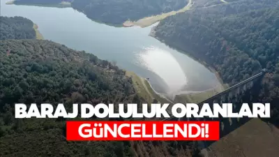 Baraj Doluluk Oranları 7 Mayıs 2026: İstanbul, Ankara, İzmir, Bursa