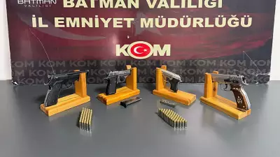 Batman'da organize suç örgütüne operasyon: 7 tutuklama