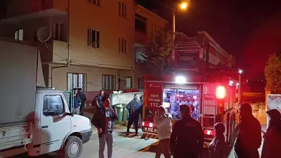 Bursa'da eski eşin evine benzinli şişeyle yangın