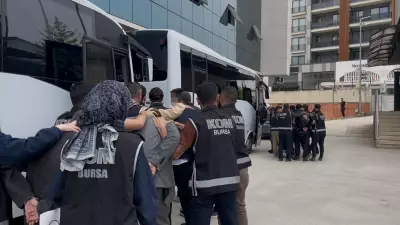 Bursa'da tefecilik ve yağma operasyonu: 11 tutuklama
