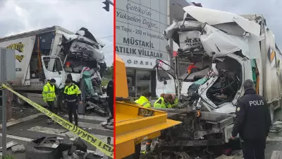 Bursa'da Tır, Trafik Işıklarında Bekleyen Tankere Çarptı: 1 Ölü