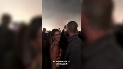 Buse Terim Kanye West Konserinde Sevgilisiyle Eğlendi