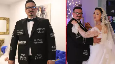Denizli'de damatlık reklam panosu oldu: Düğün masrafının dörtte biri bedava