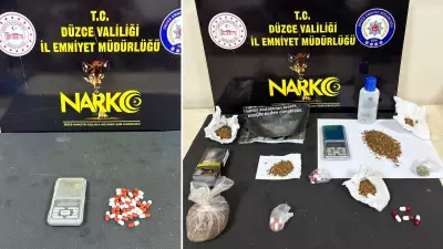 Düzce'de uyuşturucu operasyonu: 3 tutuklama