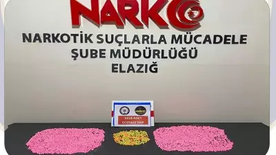 Elazığ'da 7 bin 544 uyuşturucu hap ele geçirildi, 3 tutuklama