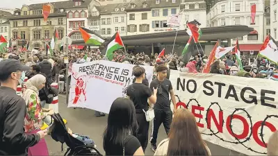 Eurovision'a 'Filistin'in Sesi' Alternatifi: Avrupa'da İsrail Protestoları