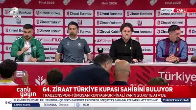 Fatih Tekke ve İlhan Palut'tan Ziraat Türkiye Kupası Finali Öncesi Ortak Açıklamalar