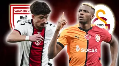 Galatasaray Samsunspor deplasmanında şampiyonluk için sahada