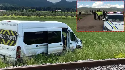 Gaziantep'te Okul Servisine Tren Çarptı: 13 Öğrenci Yaralandı