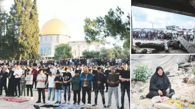Gazze'de Kurban Bayramı: Mezarlıklar ve Enkazlar Arasında Hüzünlü Bayram