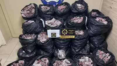 Gebze'de 1 Milyon Sentetik Ecza Hap Ele Geçirildi