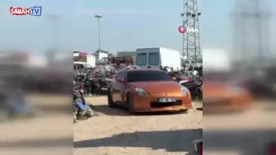 Hatay'da drift atan sürücü 60 gün sonra lüks aracına kavuştu