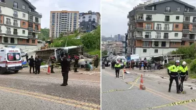 Kamyonet sürücüsü atladı, 2 işçi hayatını kaybetti