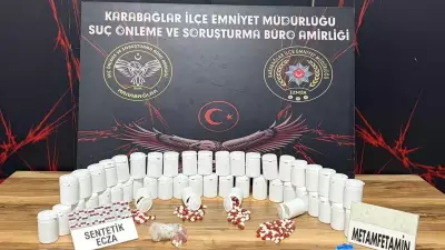 Karabağlar'da uyuşturucu operasyonu: 2 bin 620 hap ele geçirildi