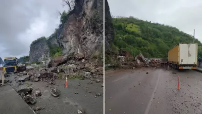Karadeniz'de Heyelan: Arhavi-Hopa-Sarp Devlet Yolu Ulaşıma Kapandı