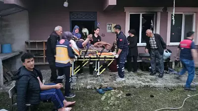 Kastamonu'da soba yakarken benzin bidonu patladı: 4 yaralı