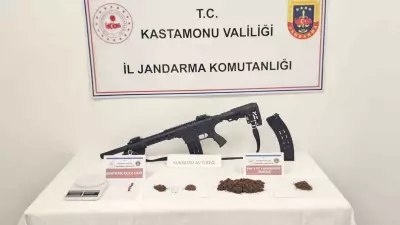 Kastamonu'da uyuşturucu operasyonu: 5 bin 968 hap ele geçirildi