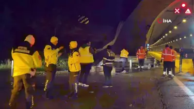 Kuzey Marmara'da otomobil tünel girişine saplandı: 1 ölü
